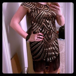 Great Gatsby Inspired Tassel 1920s Flapper Dress